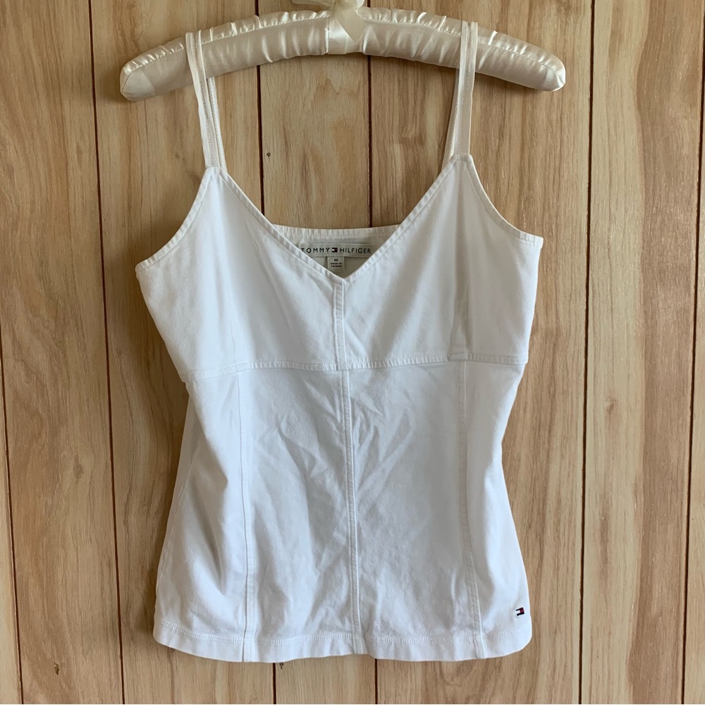 Tommy Hilfiger Faux Boning Tank Top